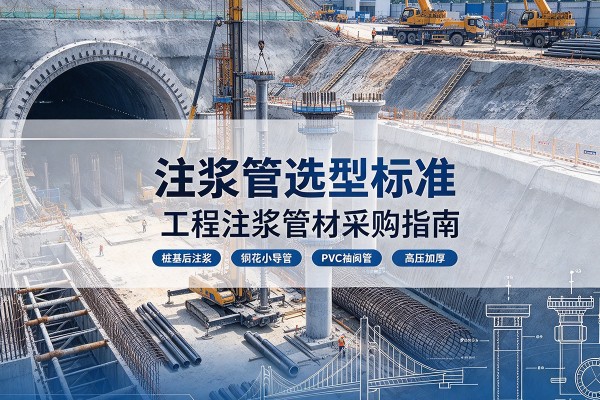 贵南注浆管选型标准