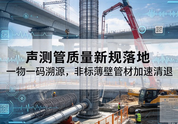 贵南声测管质量新规落地，一物一码溯源，非标薄壁管材加速清退